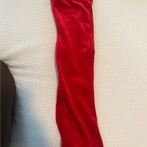 Red Velvet pants